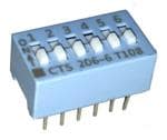 CTS Electronic Components 206-6S Enlarged Image
