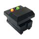 E-Switch 5511MBLKREDGRN