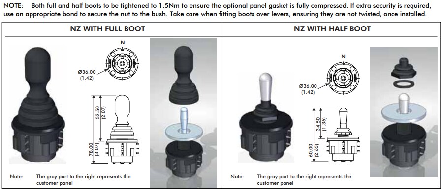APEM NZ Compact Switch Joysticks