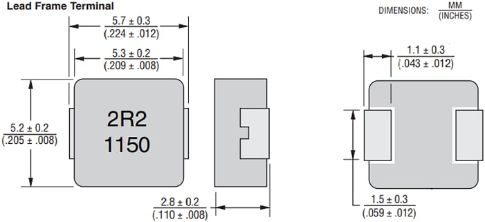 Bourns SRP5030TA Automotive Shielded Power Inductors Bourns SRP5030TA Automotive Shielded Power Inductors