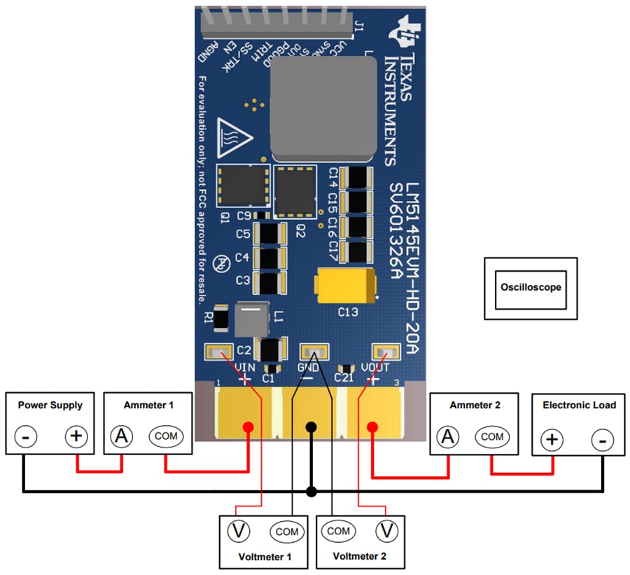Mechanical Drawing - Texas Instruments LM5145EVM-HD-20A Buck Controller EVM Mechanical Drawing - Texas Instruments LM5145EVM-HD-20A Buck Controller EVM