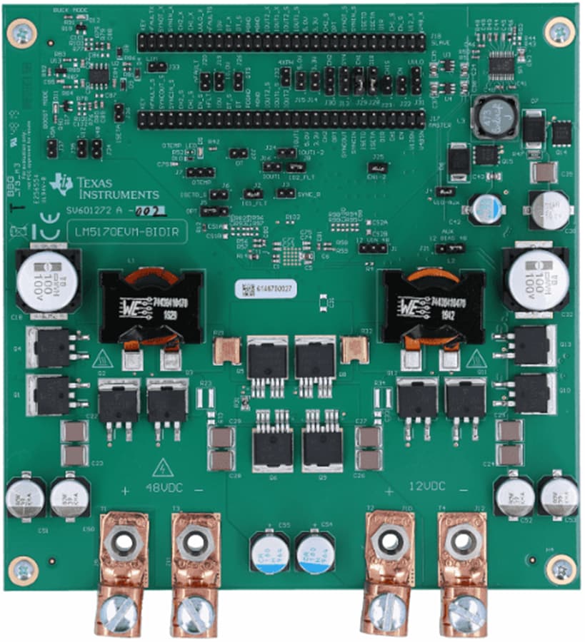 Mechanical Drawing - Texas Instruments LM5170EVM-BIDIR Converter Evaluation Module (EVM)