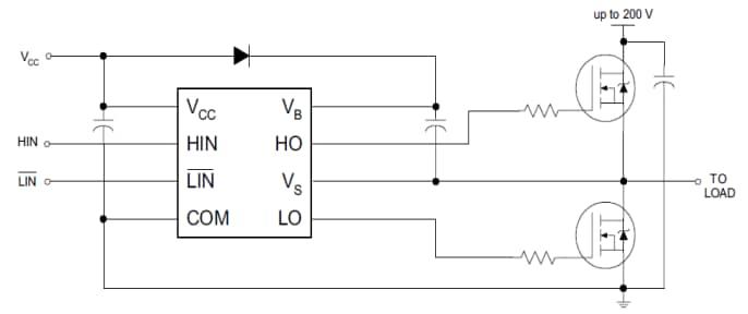 Infineon Technologies IRS2007 200-V Half-Bridge Drivers