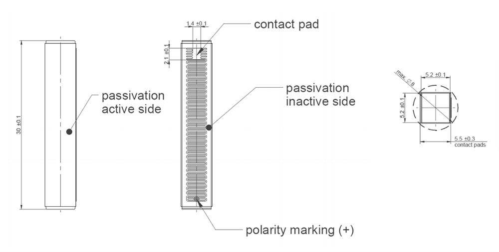 EPCOS / TDK B58004 Passivated HAS Multilayer Piezo Actuators EPCOS / TDK B58004 Passivated HAS Multilayer Piezo Actuators