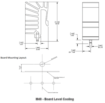 Mechanical Drawing - Aavid, Thermal Division of Boyd Corporation Max Clip™ Heat Sinks