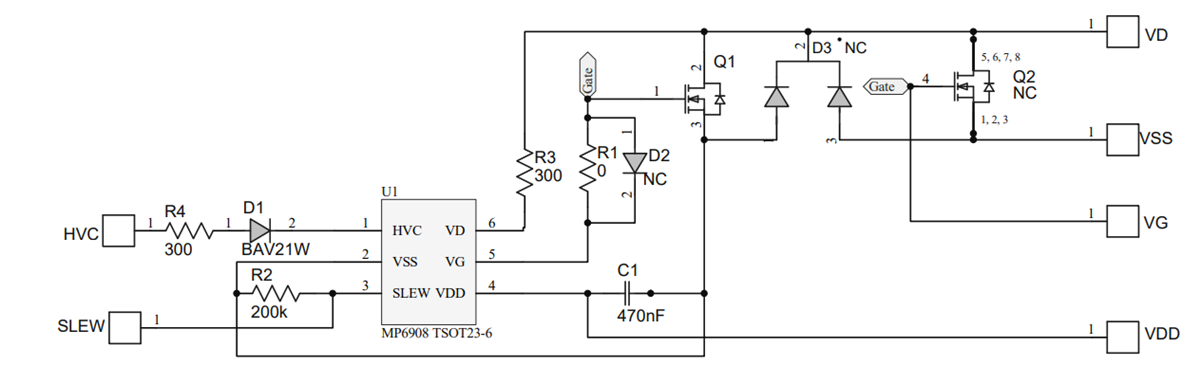 Schematic - Vishay / Siliconix SiC476/SiC477/SiC478/SiC479 microBUCK® Converters
