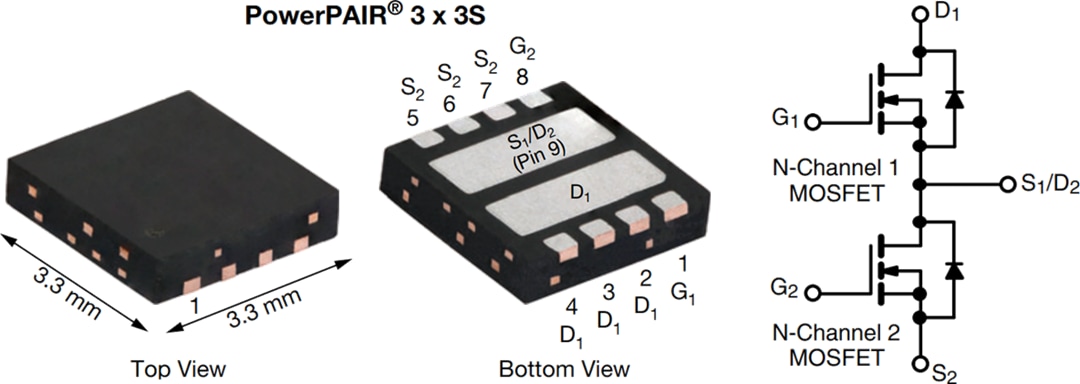 Vishay SiZ240DT Dual N-Channel 40V (D-S) MOSFET