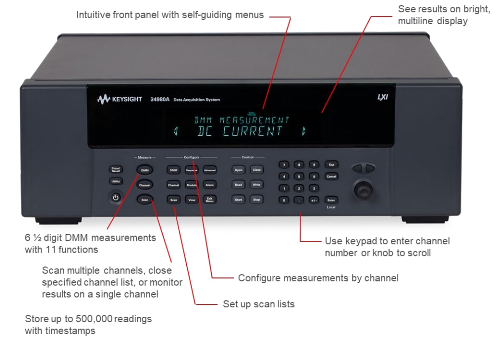 Keysight Technologies 34980A Data Acquisition System Keysight Technologies 34980A Data Acquisition System