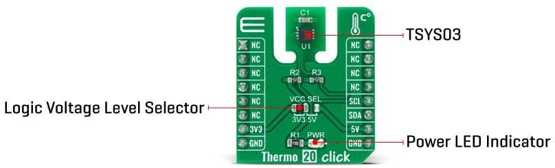 Block Diagram - Mikroe Thermo 20 Click