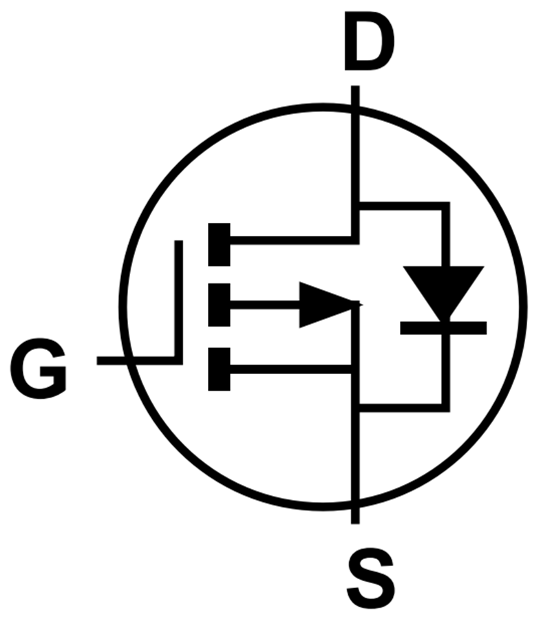 Schematic - Diodes Incorporated DMP4006SPSWQ 40V P-Channel Enhancement Mode MOSFET