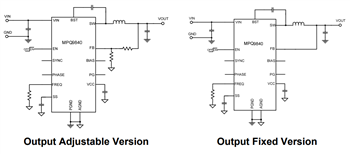 Monolithic Power Systems (MPS) MPQ9840 Step-Down Converters