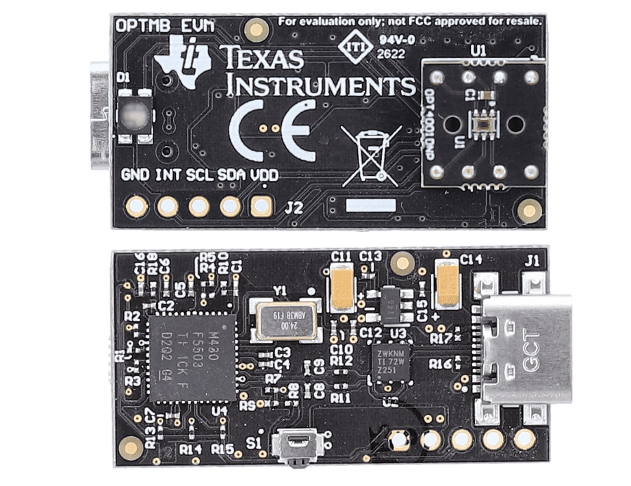 Texas Instruments OPT4001DNPQ1EVM Evaluation Module