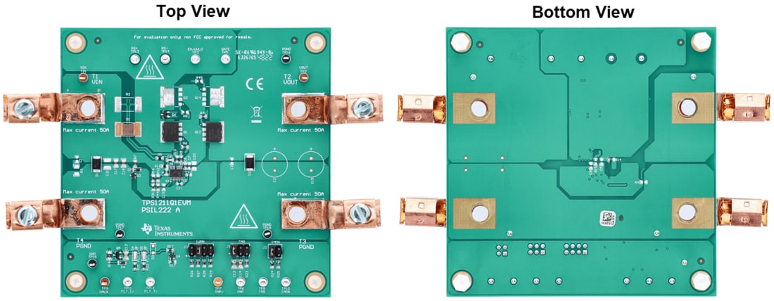 Mechanical Drawing - Texas Instruments TPS1211Q1EVM Driver Evaluation Module (EVM)