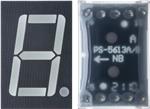 Soldered 100712 1X LED 7-Segment White Display