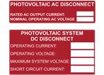 HellermannTyton NEC 2014 Printable Solar Labels