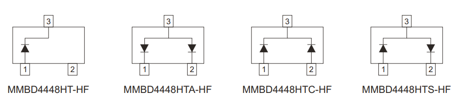 Comchip Technology MMBD4448HT SMD Switching Diodes