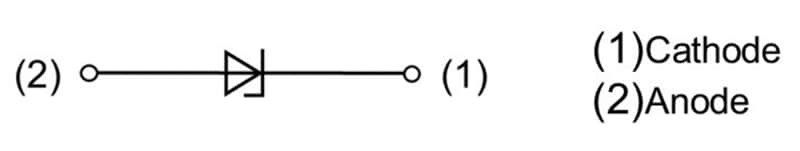 Schematic - ROHM Semiconductor JMZV8.2B 5mA Zener Diodes