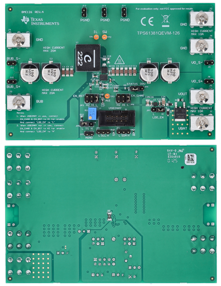 Texas Instruments TPS61381QEVM-126 Evaluation Module