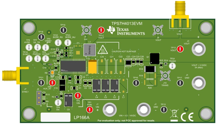 Texas Instruments TPS7H4013EVM Evaluation Module