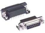 L-Com Right Angle D-Sub Female PCB Connectors