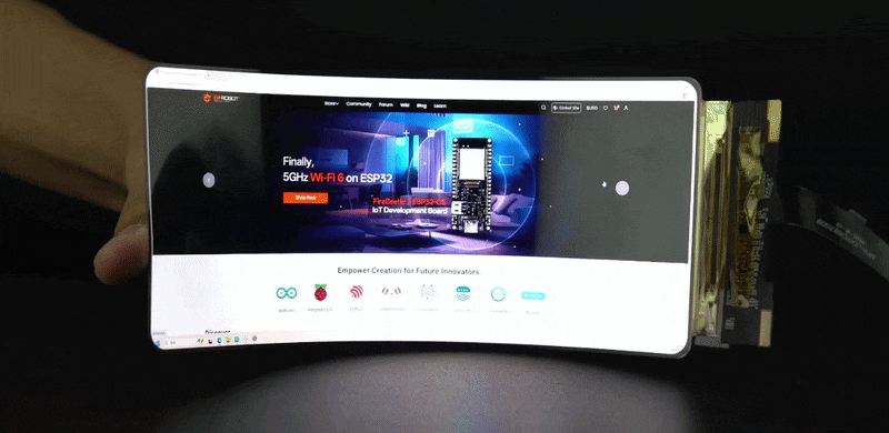 DFRobot 6.67'' Flexible AMOLED Display