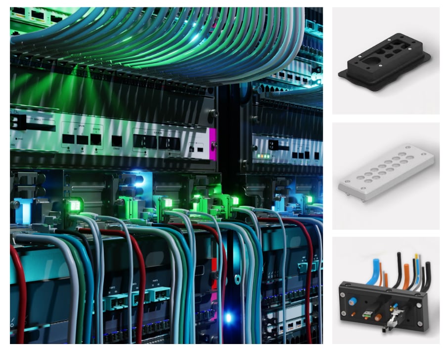 Chart - TE Connectivity / Entrelec Cable Entry Plates (CEPs)