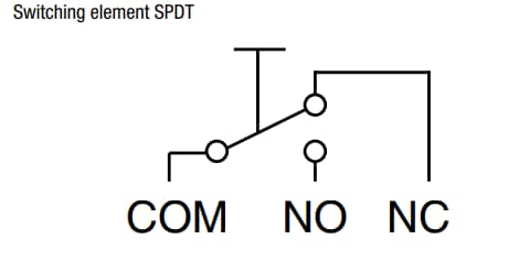 Schematic - Schurter MSM II Metal Switches with M12 Connector