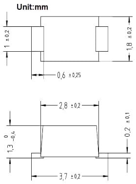 Mechanical Drawing - Diotec Semiconductor SL1MR13 Standard Recovery Rectifier