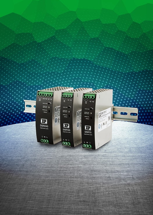DIN rail power supply by XP Power