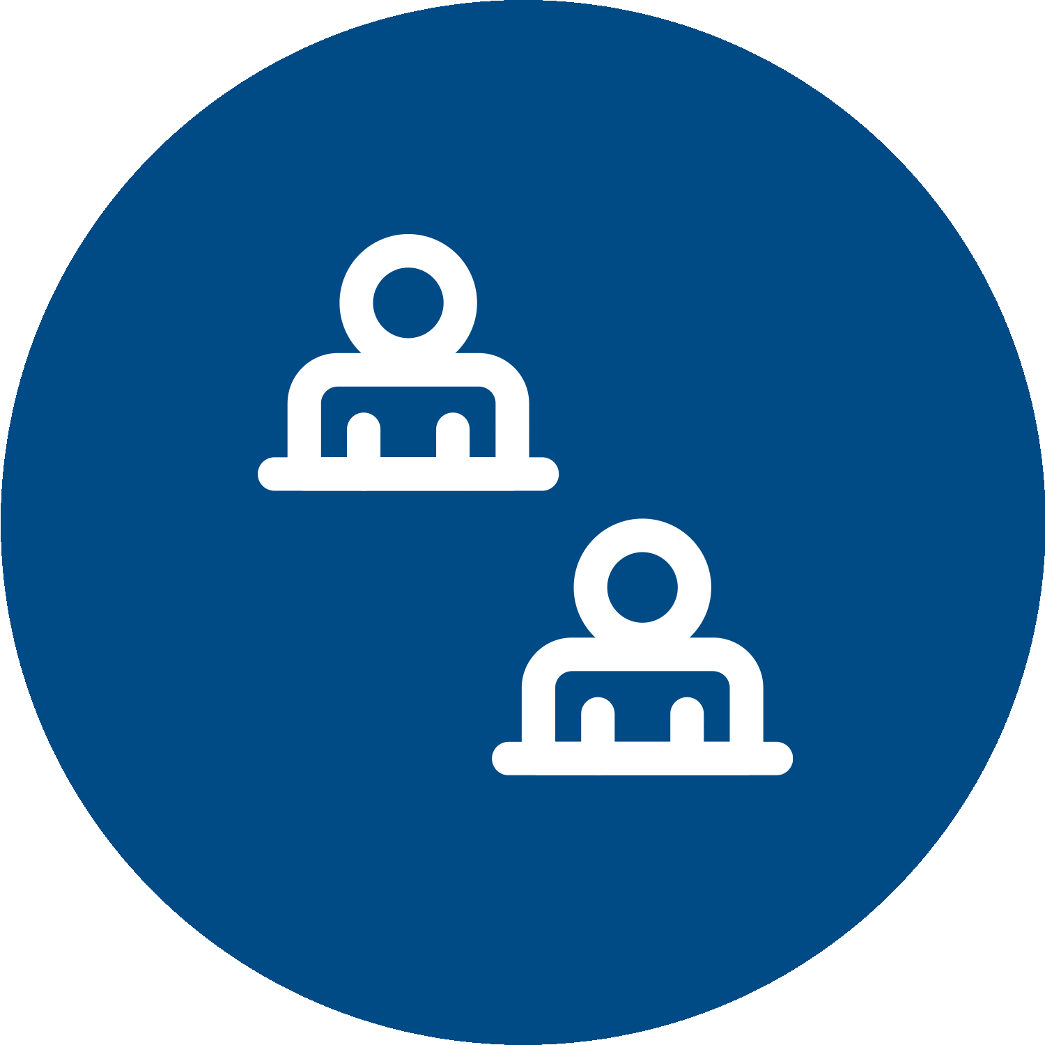 animation of arrows between two people