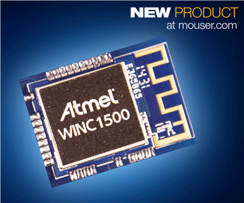 WiFi and Bluetooth Coexist with the Atmel WINC1500 Low Power WiFi Module Now at Mouser