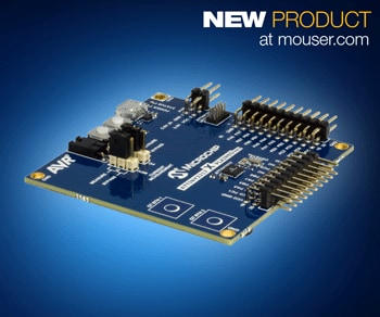 Now at Mouser: Microchip ATtiny3217 Xplained Pro Kit with tinyAVR MCU with Large Memory for IoT Sensor Applications