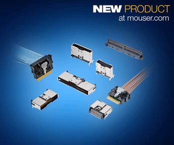 Mouser Now Stocking TE Connectivity's Sliver Internal Cabled Interconnects for High-Speed Computing at 25 Gbps and Beyond