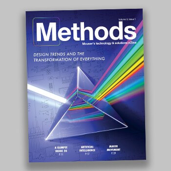 Mouser Releases New Issue of Methods Technology eZine Highlighting Emerging Transformational Design Trends