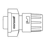 Conxall / Switchcraft W6280-6SG-P-3DC Enlarged Image