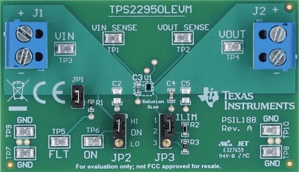 TPS22950LYBHR Texas Instruments, Integrated Circuits (ICs)